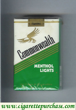 Commonwealth Menthol Lights cigarettes